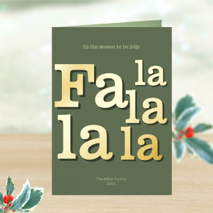 Fa moderna La verde Moda mínima simple oro