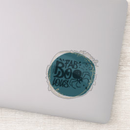 Fab...Boo...Lous...Fun Halloween cita Pegatina