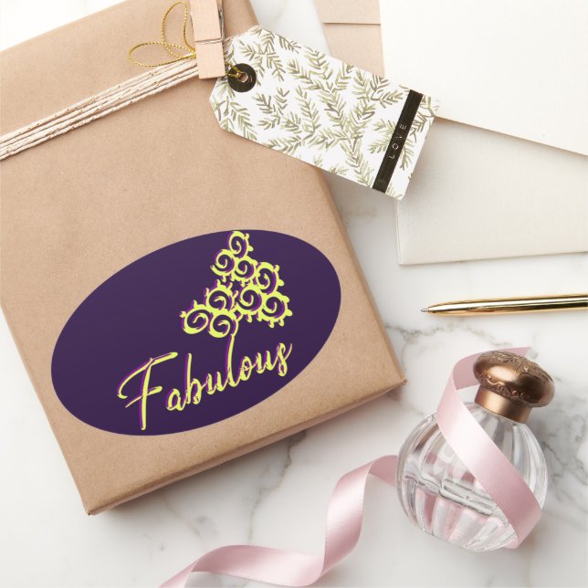 Fab Iz, Como Pegatina De Fab Duz Oval (Regalar)