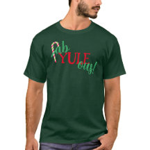 ¡Fab-YULE-ous! Camiseta masculina de festividad na