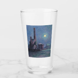 Fábrica a la luz de la luna (paisaje urbano) (Luce