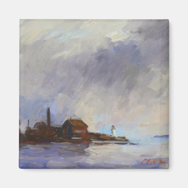"Fábrica de Pintura de Gloucester" Imán (Frente)