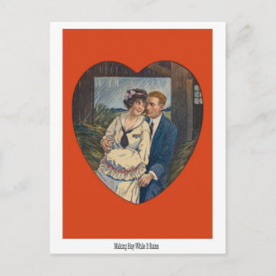 Fabricación del heno en la tarjeta de la tarjeta