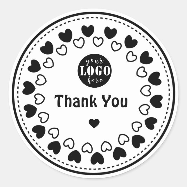 Fabricado a mano con amor | gracias pegatina y eti (Anverso)