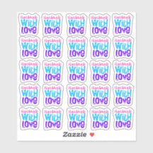 Fabricado a mano con amor - Pegatina de vinilo