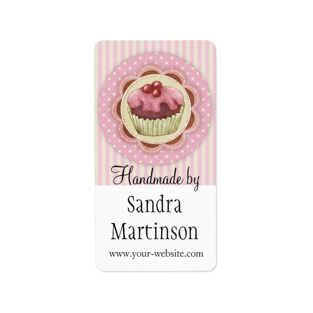 Fabricado a mano por - etiquetas (Frente)