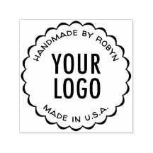 Fabricado a mano por sello de autograbado con logo