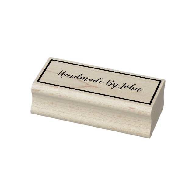 Fabricado a mano por un sello de goma Personalizad (Sello)