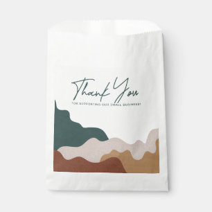 Fabricado con la bolsa de papel de amor