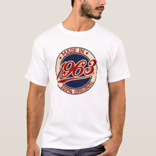 Fabricado En 1963 Con Camiseta Original Al 100%
