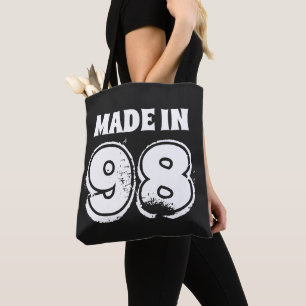 Fabricado en la bolsa de cumpleaños de la tipograf