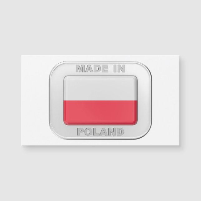 Fabricado en Polonia (Anverso)