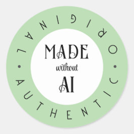 Fabricado sin Pegatinas de IA