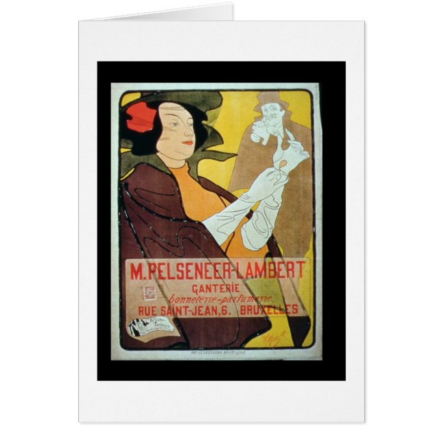 'Fabricantes del guante de Pelseneer-Lamberto, (Frente)