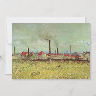 Fábricas en Asnieres por Vincent van Gogh