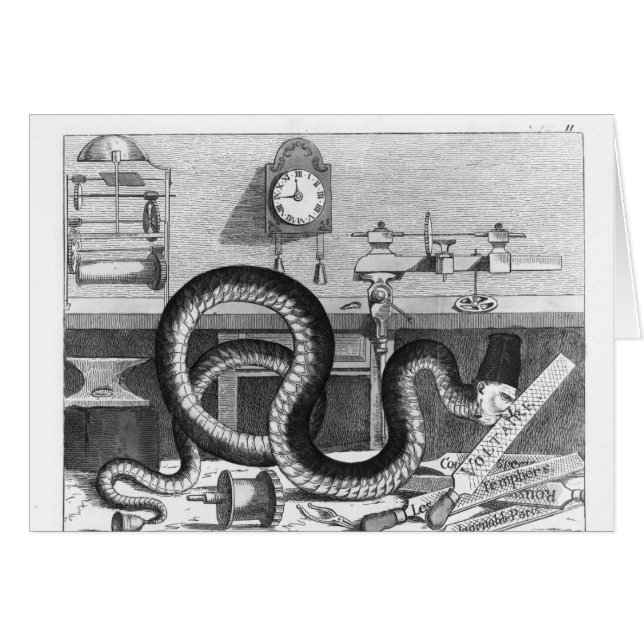 Fábula de la serpiente y de los ficheros (Anverso (Horizontal))