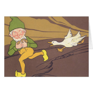 Fábula vintage de Esopo La gallina que puso el hue