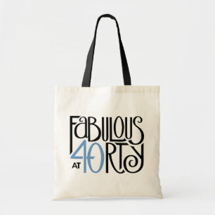 Fabulosa bolsa azul negra de 40
