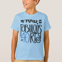 Fabulosa camiseta azul para 40 niños negros