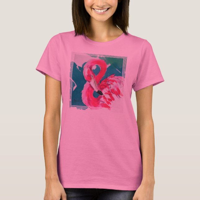 Fabulosa camiseta Flamingo (Anverso)