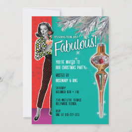 Fabulosa invitación a fiestas de Navidades