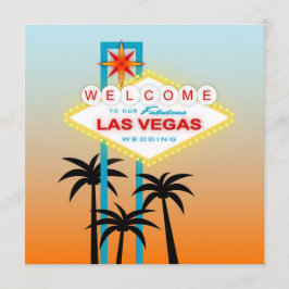 Fabulosa invitación a la boda en Las Vegas