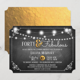Fabulosa Invitación a la fiesta de cumpleaños de 4