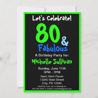 Fabulosa invitación a la fiesta de cumpleaños trop