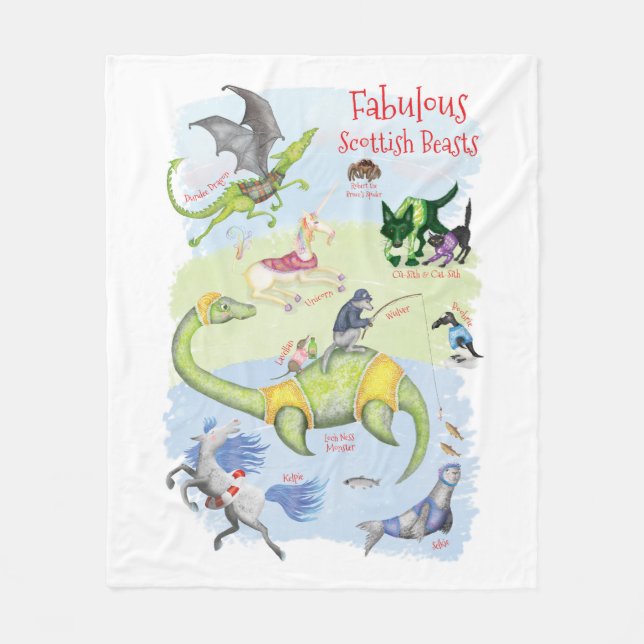 Fabulosa manta de pulga de los niños de las Bestia (Anverso)