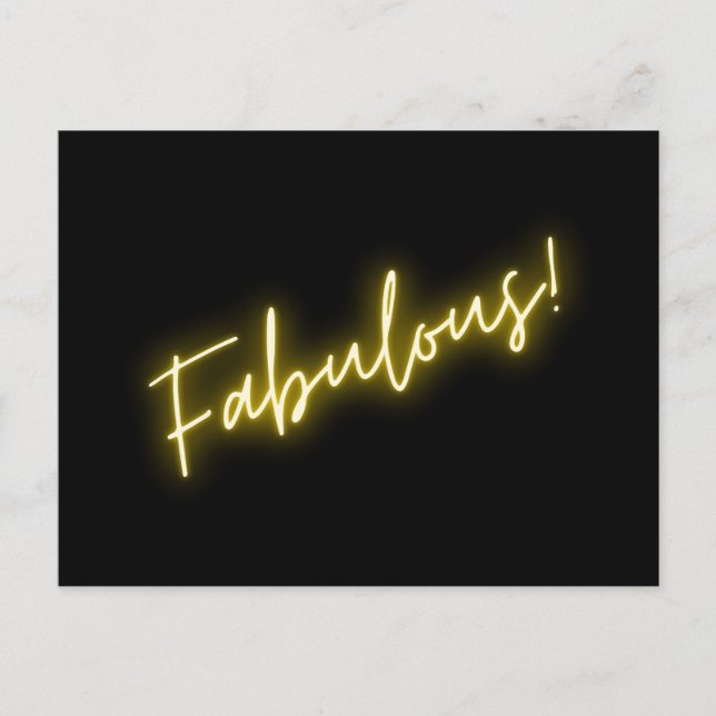 Fabulosa postal (Anverso)