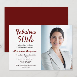 Fabuloso 50.º Fotos Invitación a la fiesta de cump