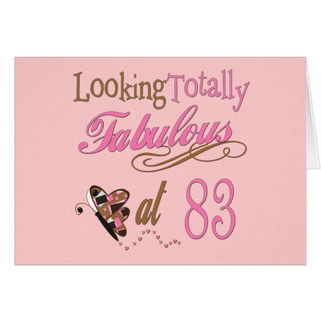 Fabuloso a los 83 (Anverso (Horizontal))