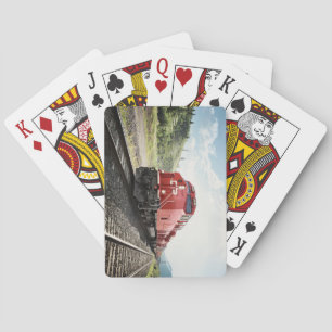 Fabuloso cajón de Locomotoras para Jugar Cartas
