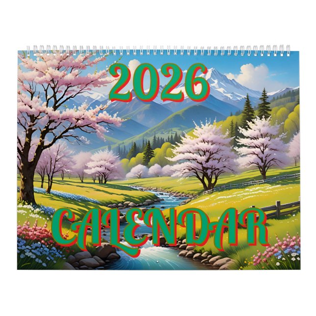 Fabuloso Calendario Maravilloso de 2026 (Tapa)