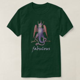 Fabuloso Camiseta Medieval Manuscript Creature