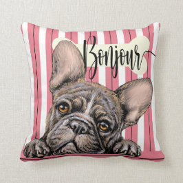 Fabuloso Cojín decorativo francés de Bulldog