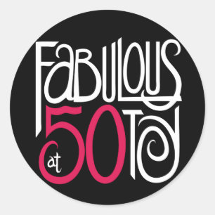 Fabuloso con 50 Pegatinas negros