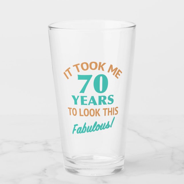 Fabuloso cumpleaños número 70 (Anverso)