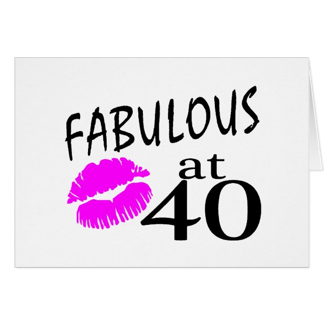Fabuloso en 40 (Anverso (Horizontal))