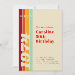 Fabuloso en 50 invitaciones a fiesta de cumpleaños