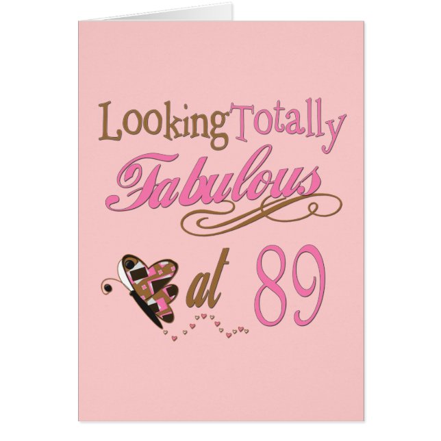 Fabuloso en 89 (Frente)