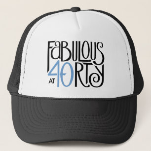 Fabuloso Gorra azul negro 40