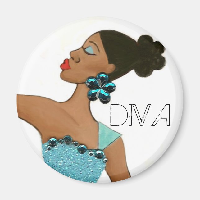 Fabuloso imán Diva (Frente)