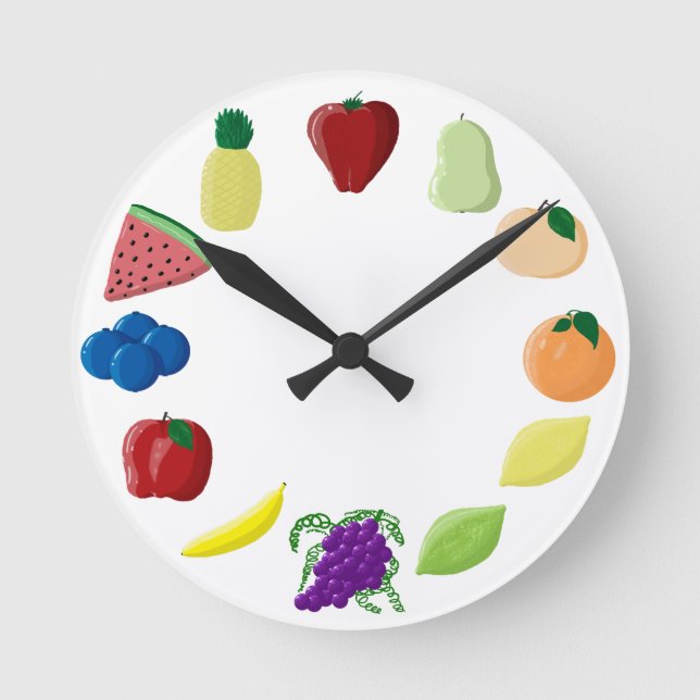 Fabuloso reloj de fruta (Anverso)