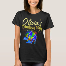 FABULOUS 50 CUMPLEAÑOS PERSONALIZADOS EN CAMISETA