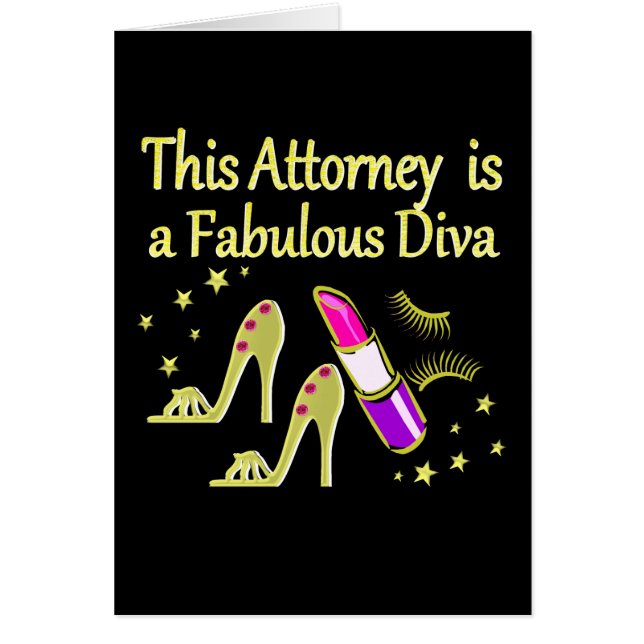 FABULOUS ATTORNEY DIVA DESIGN (Frente)