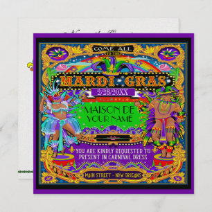 FABULOUS Invitación al Carnaval de Mardi Gras
