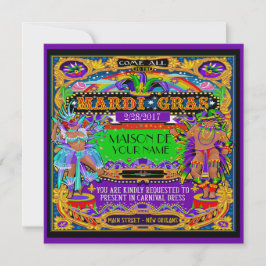 FABULOUS Invitación al Carnaval de Mardi Gras
