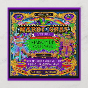 FABULOUS Invitación al Carnaval de Mardi Gras