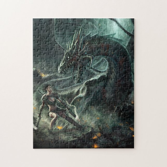 Face a Dragon Puzzle (Vertical)